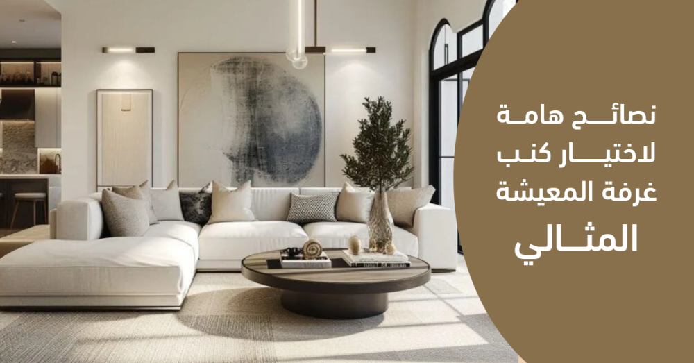 نصائح هامة لاختيار كنب غرفة المعيشة المثالي