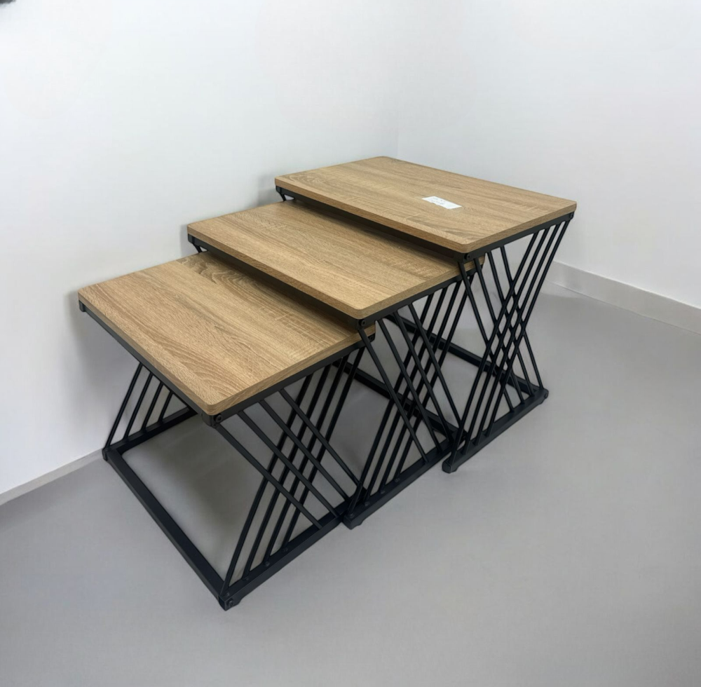 طقم طاولات قهوة بتصميم عصري