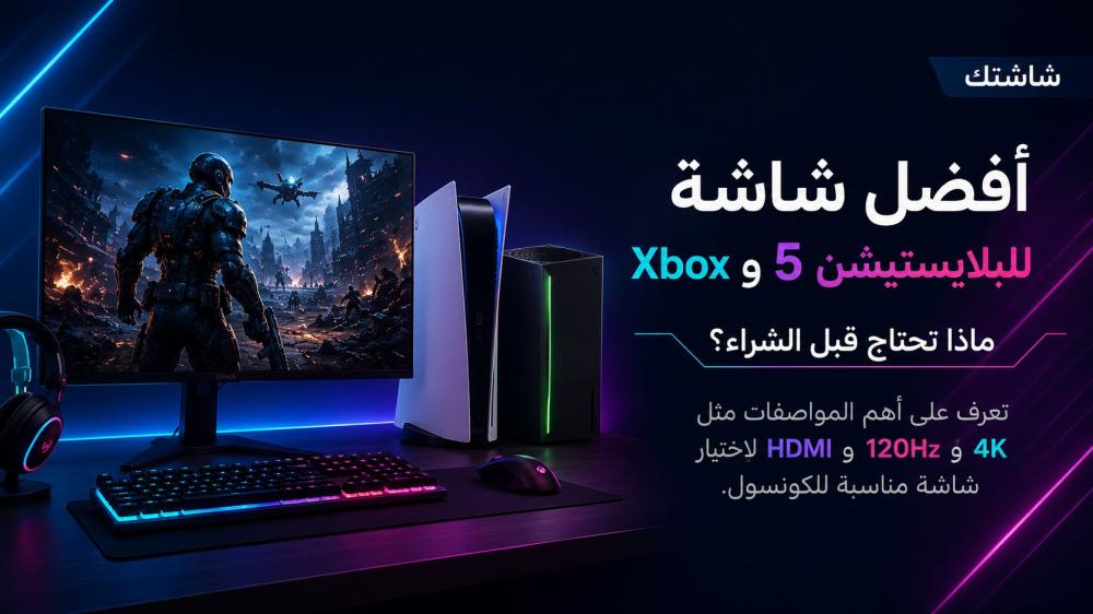 أفضل شاشة للبلايستيشن 5 و Xbox: ماذا تحتاج قبل الشراء؟