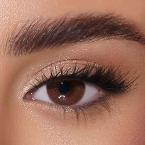 عدسات افل ديب اليومية - عدسات ملونة بنية زينة - عب...