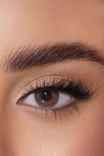 عدسات افل اقيت اليومية - عدسات ملونة بلون ذهبي فاخ...
