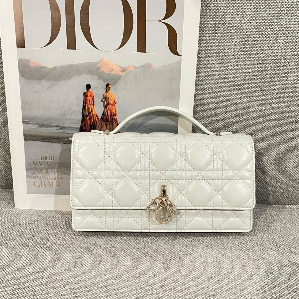 Dior My Dior Mini Bag White 21cm - CARET