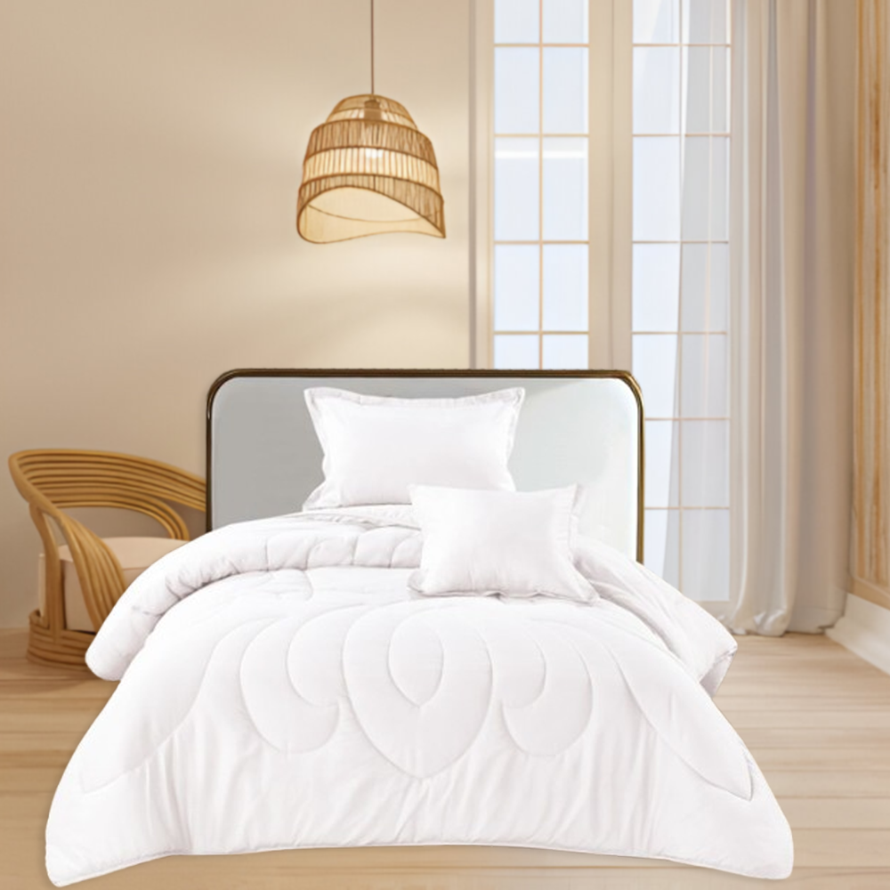 لحاف سرير صيفي اكتانز – 4 قطع  نفر ونص