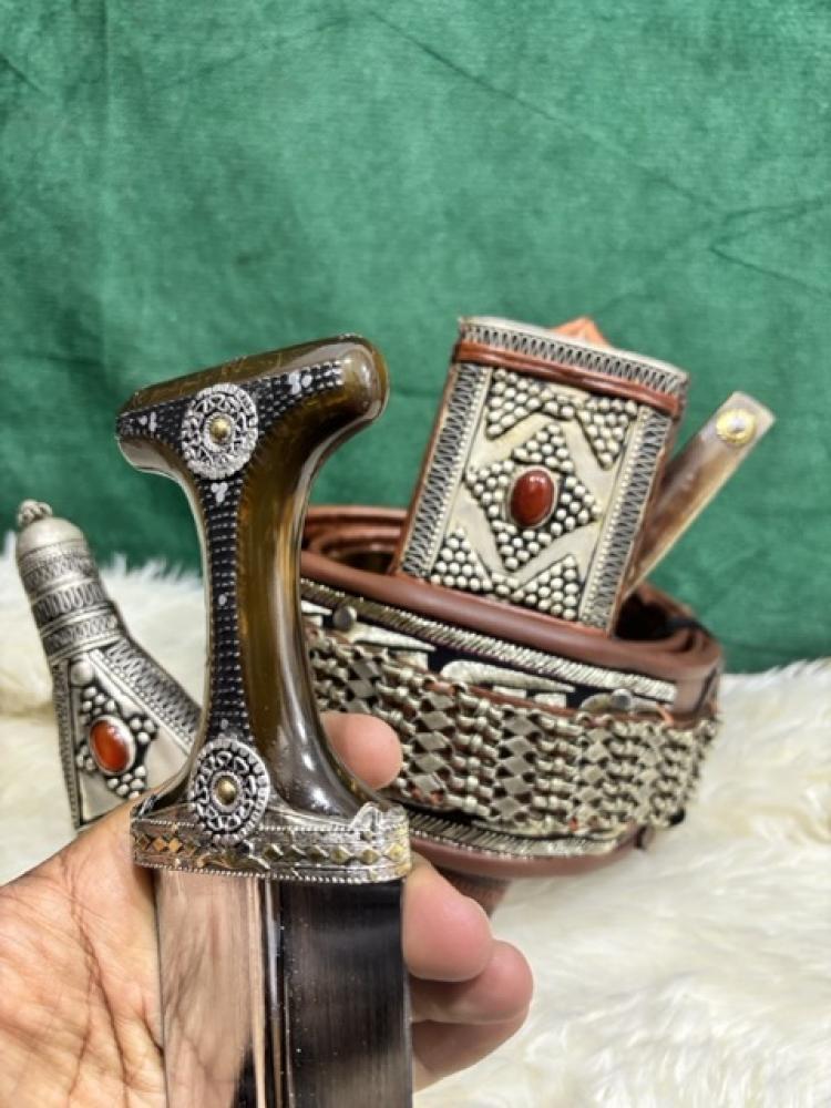 جنبية نجرانية محلية قرن طبيعي