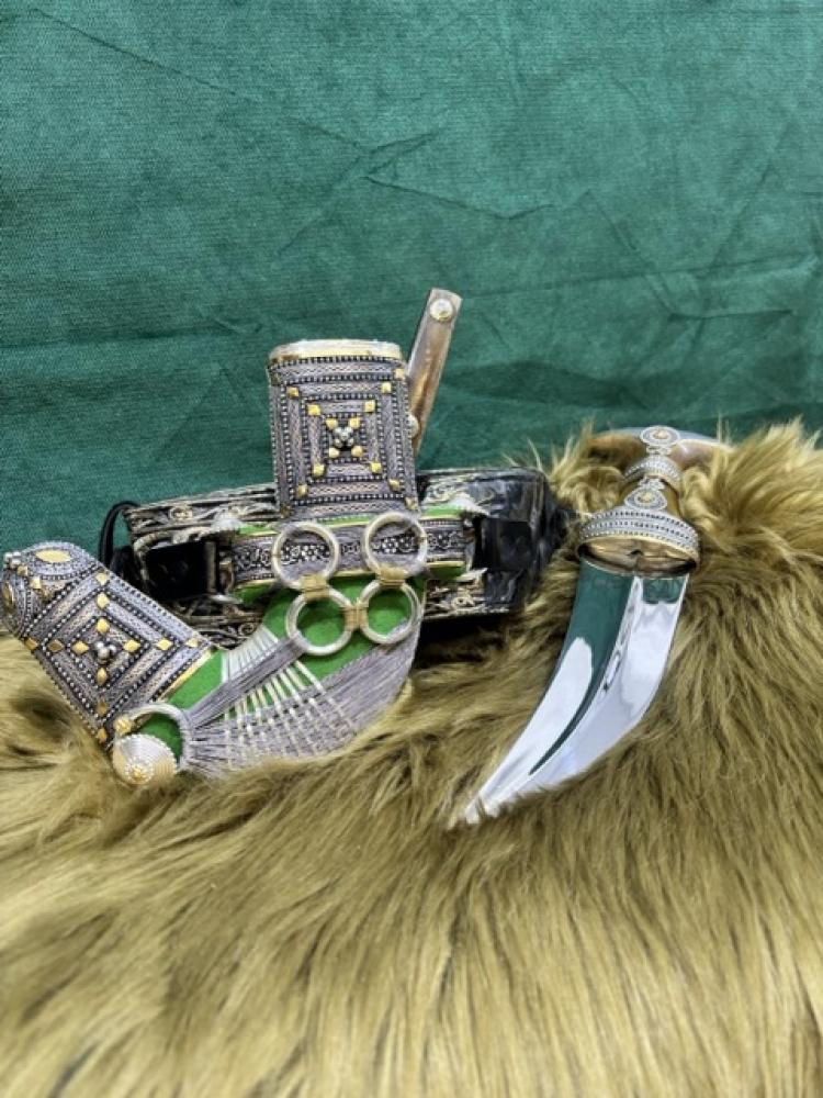 جنبية خنجر فضة الكايدة