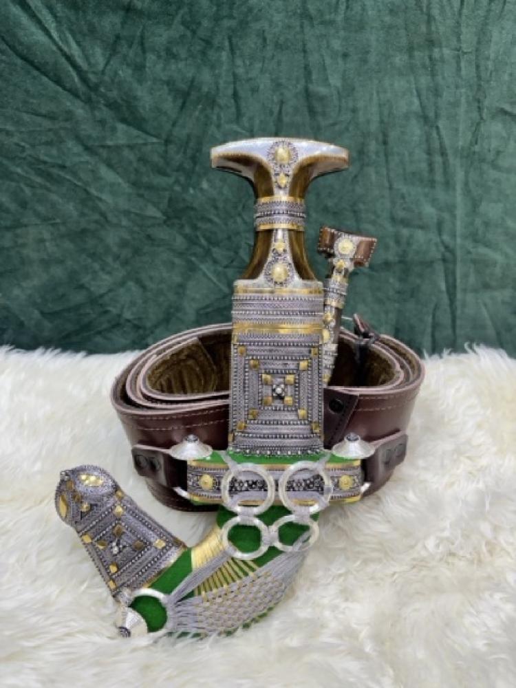 جنبية خنجر فضة الكايدة