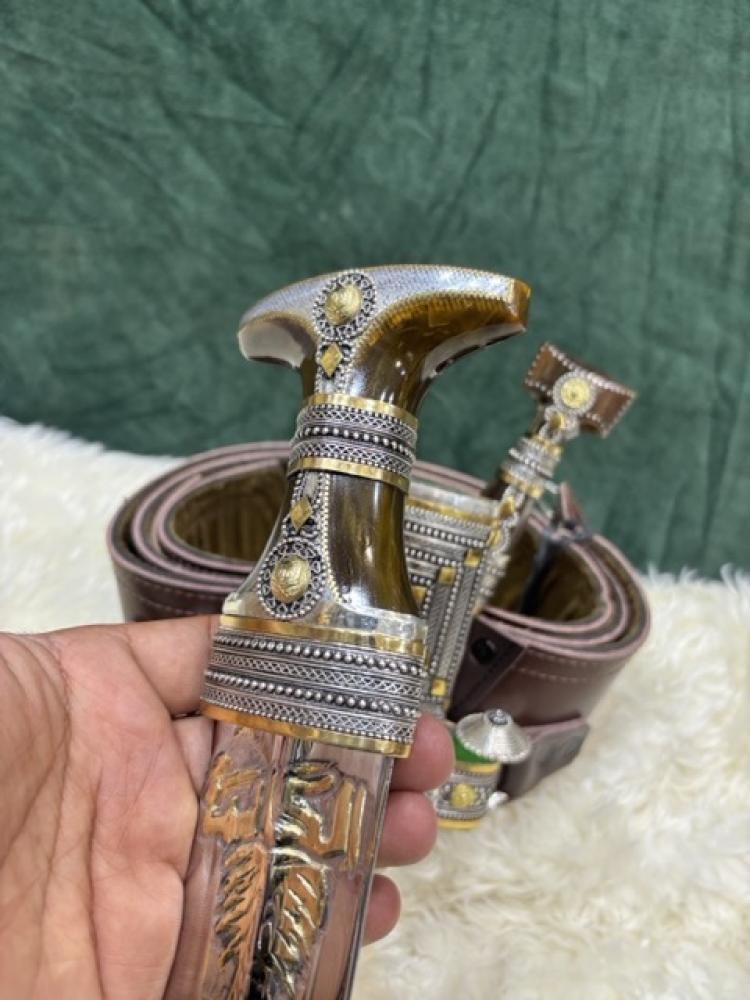 جنبية خنجر فضة الكايدة