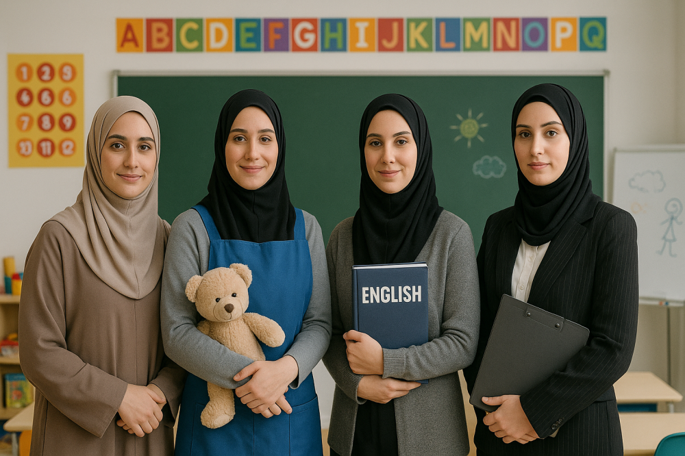 إعلان وظيفي لمركز ضيافة أطفال في حي الوادي – شمال الرياض لوظائف نسائية