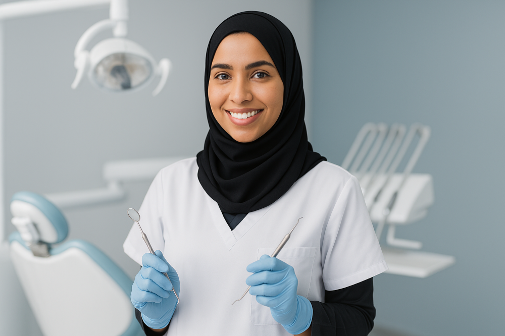 إعلان وظيفي لمجمع الفارس كلينك الطبي في مكة لوظيفة مساعدة طبيب أسنان ل