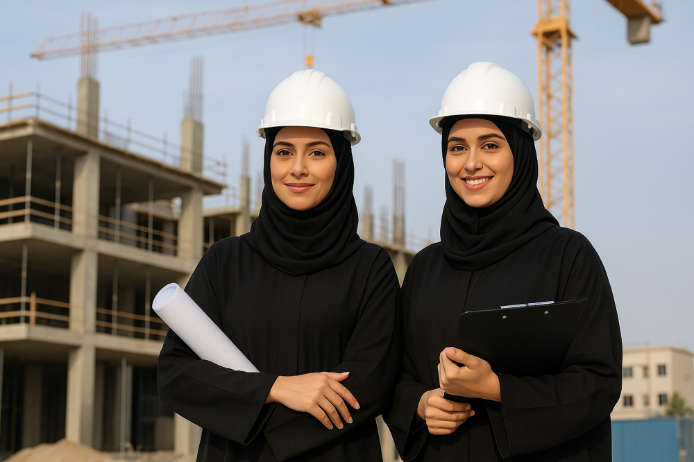 إعلان وظيفي لشركة مقاولات رائدة في الرياض لوظيفة مهندسة مدنية أو معمار