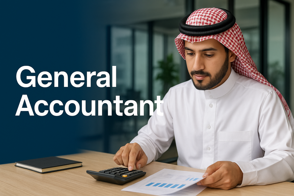 إعلان وظيفي لشركة استثمارية كبرى في الطائف أو جدة لوظيفة محاسب عام، يت