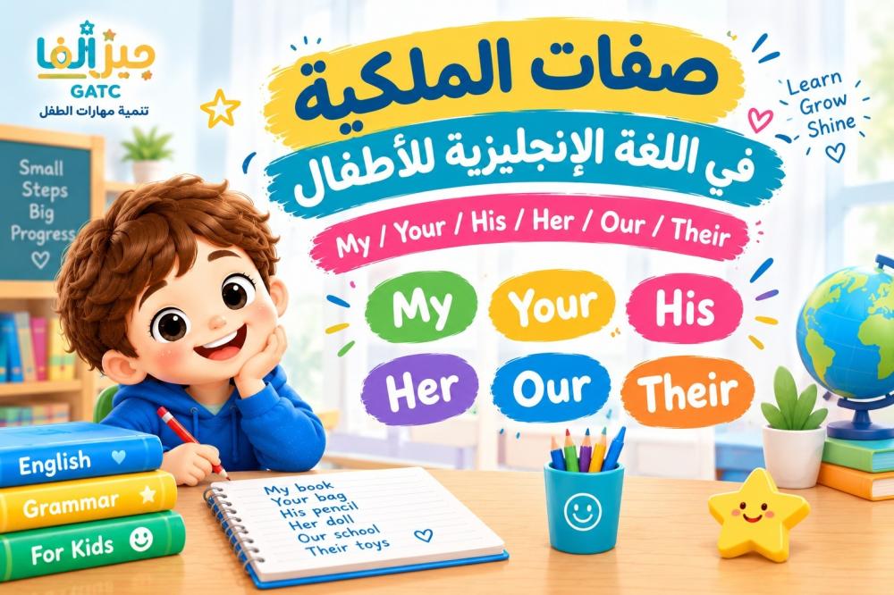 صفات الملكية في اللغة الإنجليزية للأطفال | My وYour وHis وHer وOur وTheir