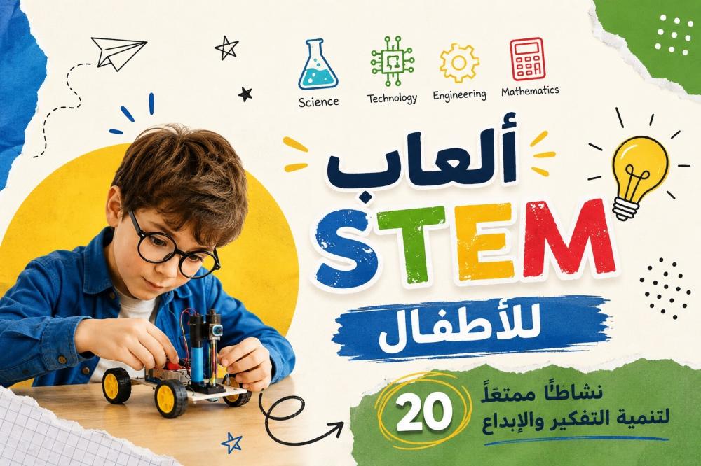 ألعاب STEM للأطفال: 20 نشاطاً ممتعاً لتنمية التفكير والإبداع