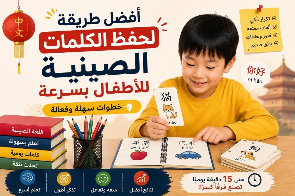 لماذا ينسى الأطفال الكلمات الصينية بسرعة؟