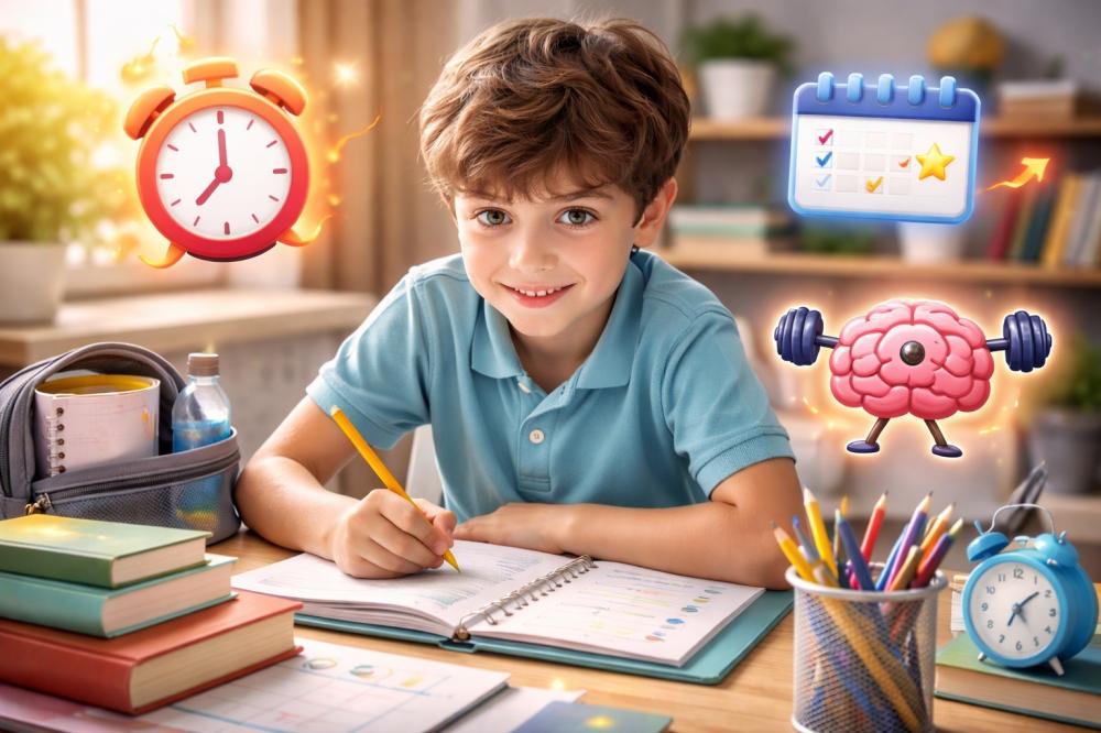 أفضل روتين يومي لطفلك لزيادة التركيز