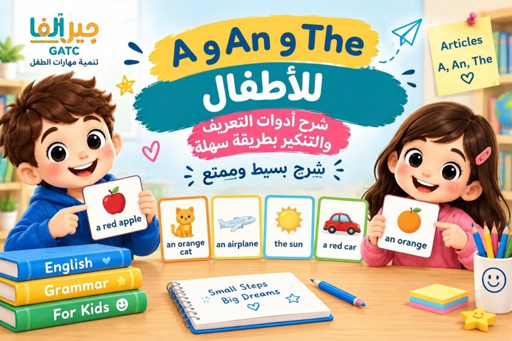A وAn وThe للأطفال | شرح أدوات التعريف والتنكير بطريقة سهلة