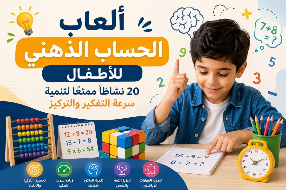 ألعاب الحساب الذهني للأطفال