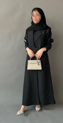 عباية زارا بياقة