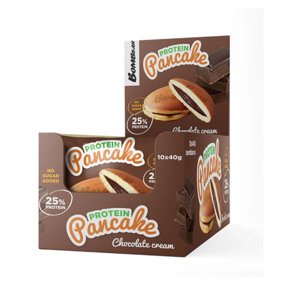 باكت بومبار بان كيك بروتين بكريمة شوكولاته 40 جرام 10 حبات