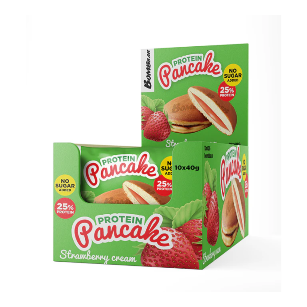 Bombbar Protein Pancake with Strawberry Cream Pack 10 *40g