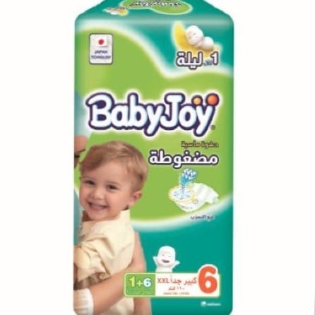 بيبي جوي حفايض اطفال رقم 6 (6+1 حفاضه )