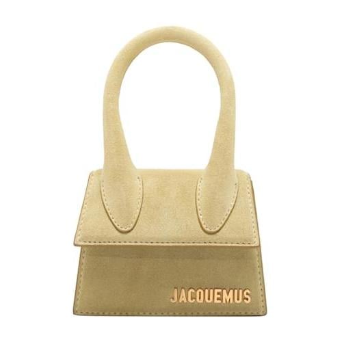 Jacquemus Mustard Suede Le Chiquito Top Handle Bag