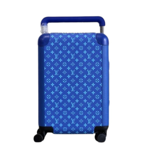 LOUIS VUITTON Navy Blue Monogram Canvas/Taiga Leat...