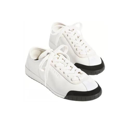 CHANEL Low-Top German Army Trainers Casual Shoes W...