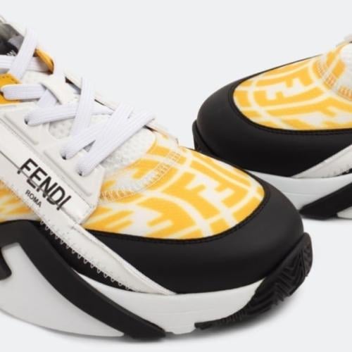 FENDI -Fendi x Sarah Multicolor Leather and Suede...