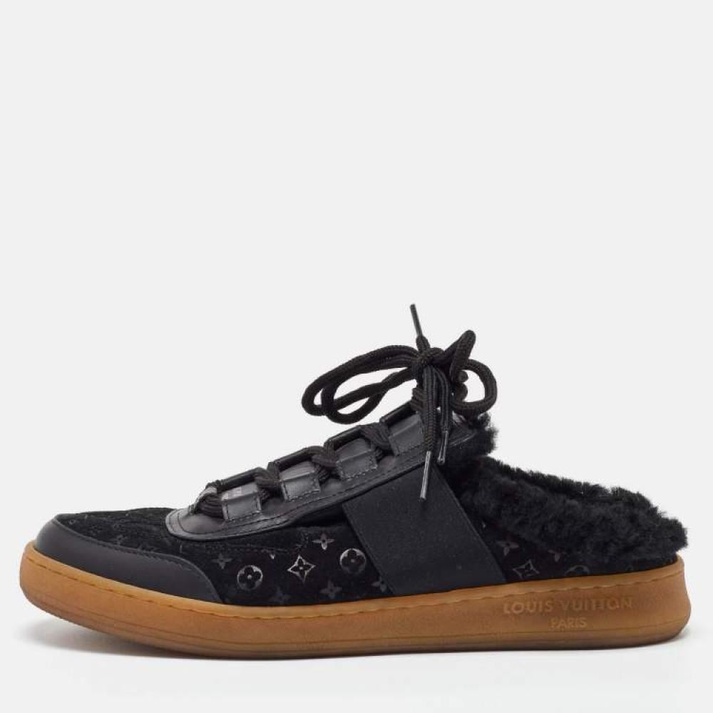 LVSh37 Ballet flats in paper straw with double leather eyelet straps