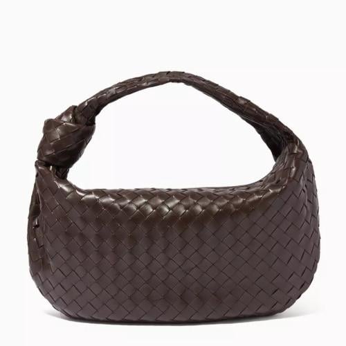 Bottega Veneta Leather Intrecciato Jodie Top Handl...