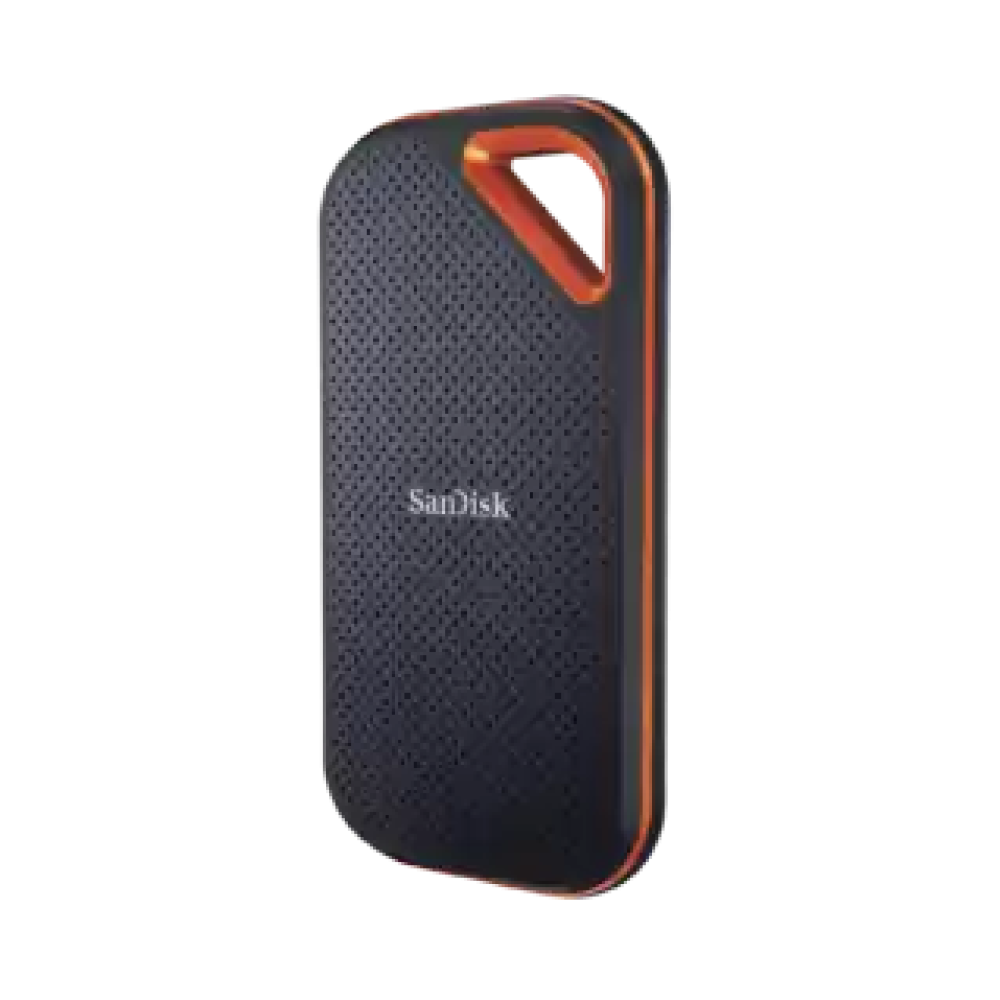 SanDisk Extreme 500GB Portable SSD - up to 1050MB/s,1000MB/s (SDSSDE61-500G-G25) سانديسك اكستريم هارد ديسك خارجي مع حماية ضد الصدمات سعة 500 جيجا