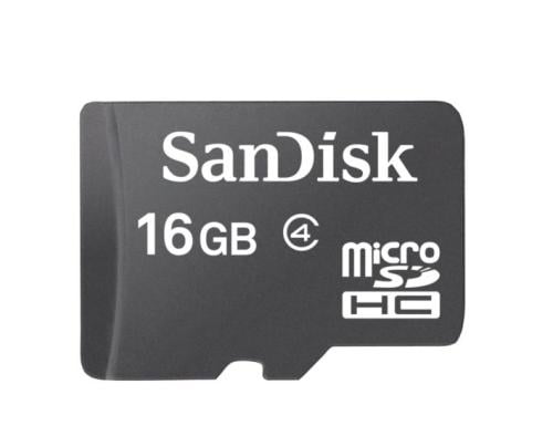 SanDisk 16GB microSDHC Class 4 Memory Card (SDSDQM...