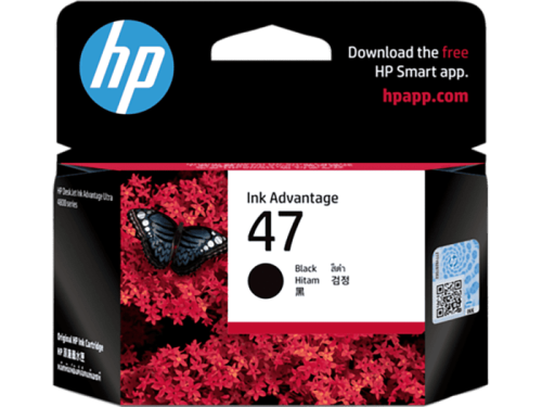 HP 47 Black ORIGINAL INK CARTRIDGE (6ZD21AE)