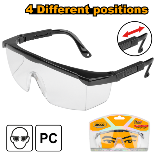 Safety goggles 4 different positions نظارة حماية 4...
