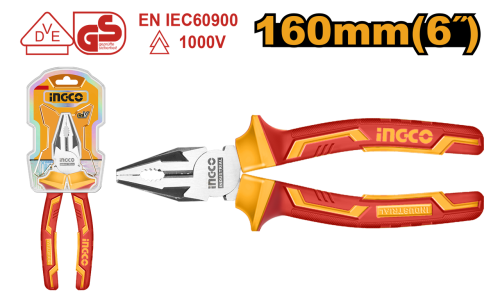 Insulated combination pliers 6",1000V زرادية صناعي...