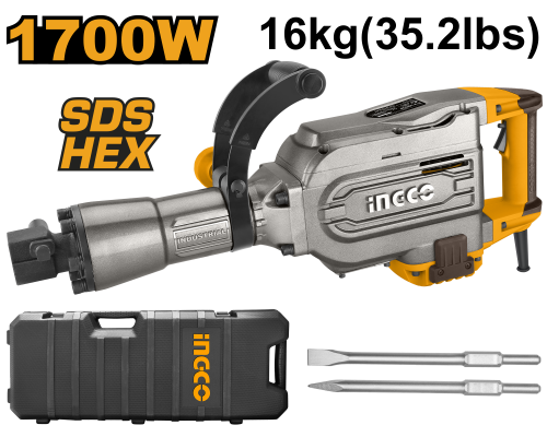 Demolition breaker 1700W 16kg كومبرسة تكسير 1700 و...