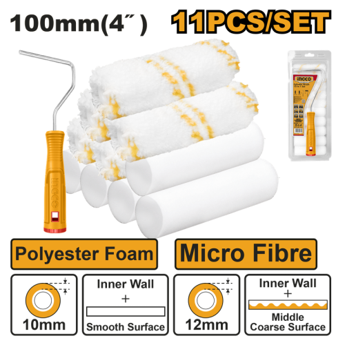 Cylinder brush 11 in 1 set(Inner wall) 100mm/4"مجم...