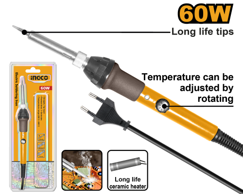 Electric soldering iron 60Wمكواة لحام كهربائية 60...