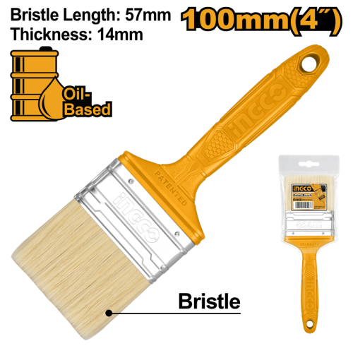 Paint brush Width:4"فرشة دهان 4 بوصة