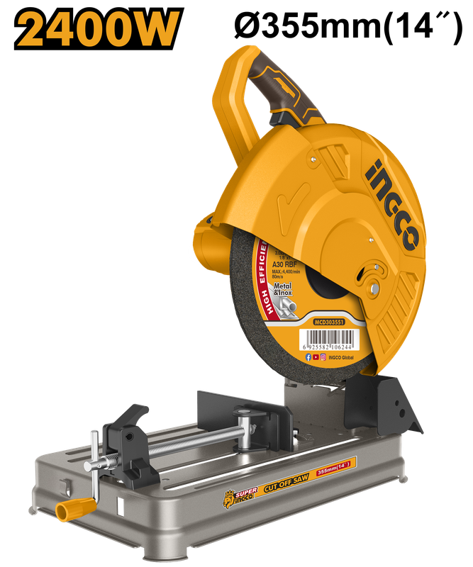 Cut off saw 14" - 2400W منشار ديسك قطع حديد 14بوصة 2400 وات