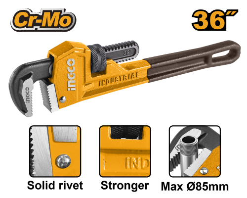 Pipe wrench 36" مفتاح انابيب انجليزى صناعي36 بوصة