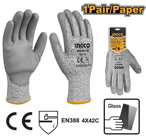 Cut Resistance Gloves XL,timber&glass cutting قفاز...