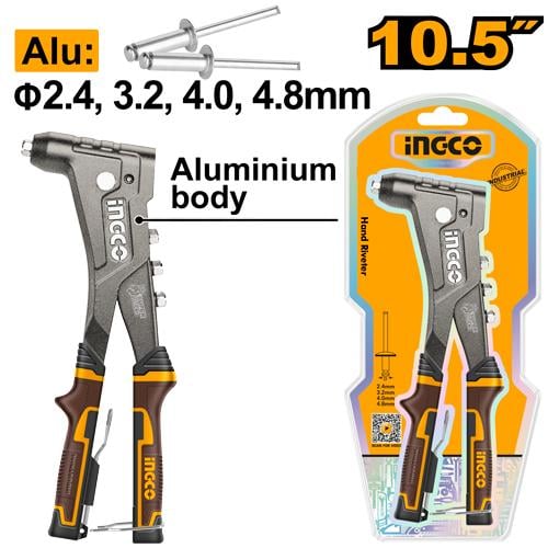 Hand riveter 10.5"Aluminium alloy body بنسة برشام...