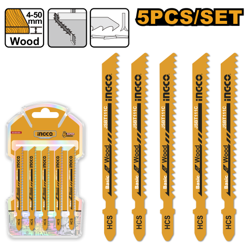 Jig saw blade for wood 5pcs 100mmشفرة منشار خشب 5...