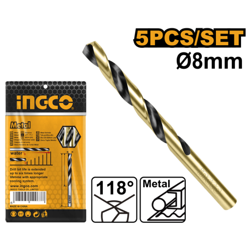 HSS steel drill bit 8 mm /1PCSريشة ثقب حديد 8 ملى...