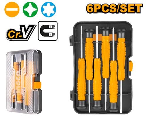 6Pcs precision screwdriver set Magnetized طقم مفك...