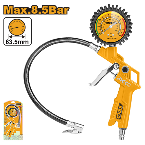 Air tire inflating gun 8.5Bar ساعة  هواء لنفخ الإطارات 8.5 بار