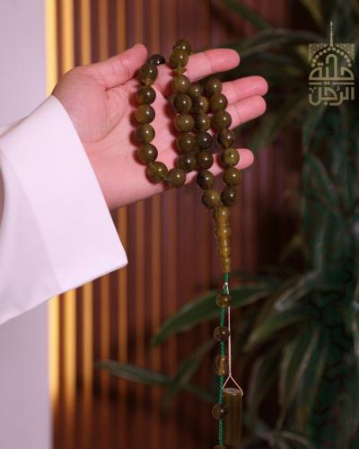 سبحة فاتوران زيتي غامق