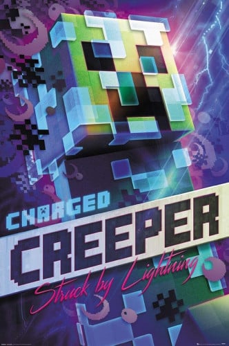 بوستر Minecraft Charged Creeper